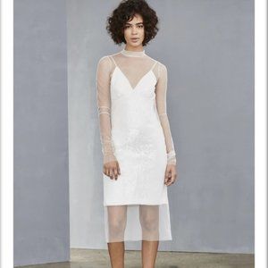 NWT Amsale BHLDN Clarissa Layered Sequin Shift Dress